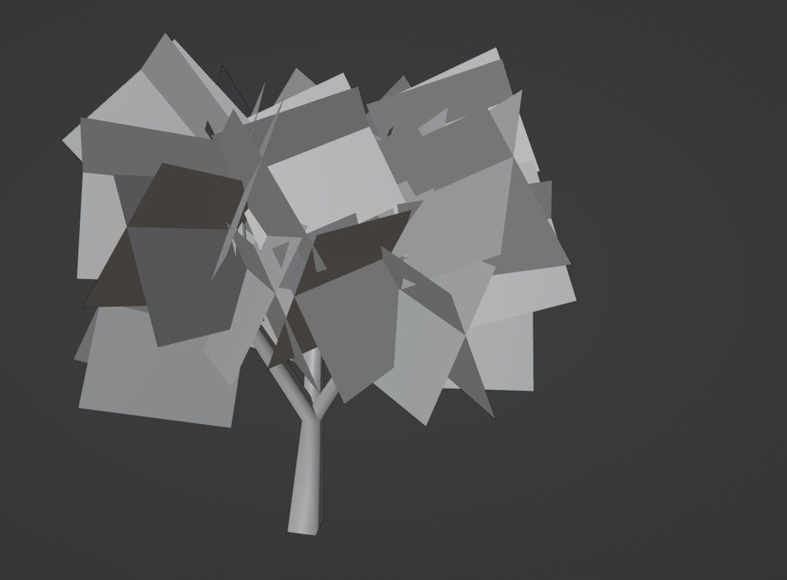 Schinus Molle - False Pepper Tree -  Aroeira Salso PBR Lowpoly Low-poly 3D model_3