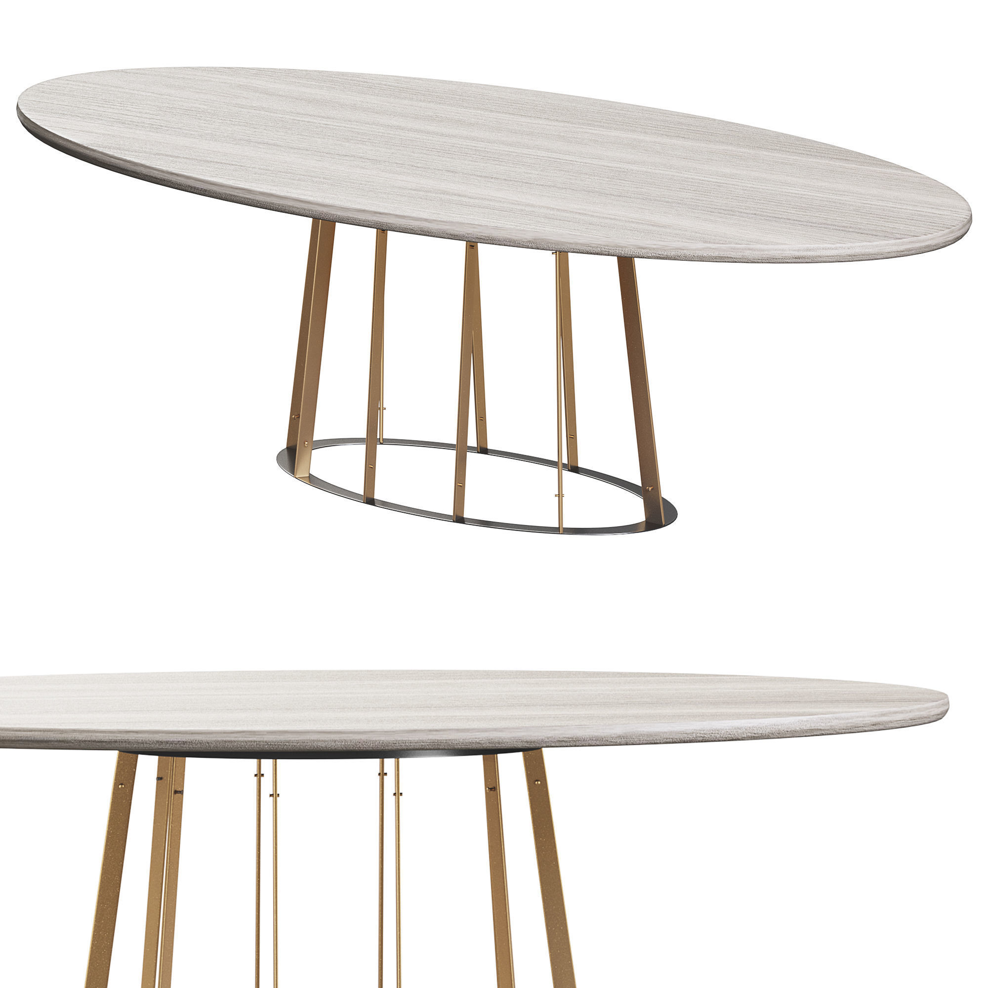  ANN DINING TABLE By Laskasas 3D model_5