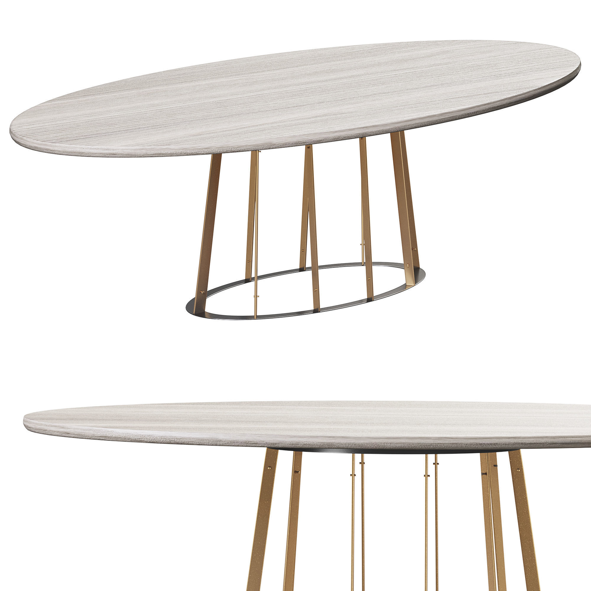  ANN DINING TABLE By Laskasas 3D model_2