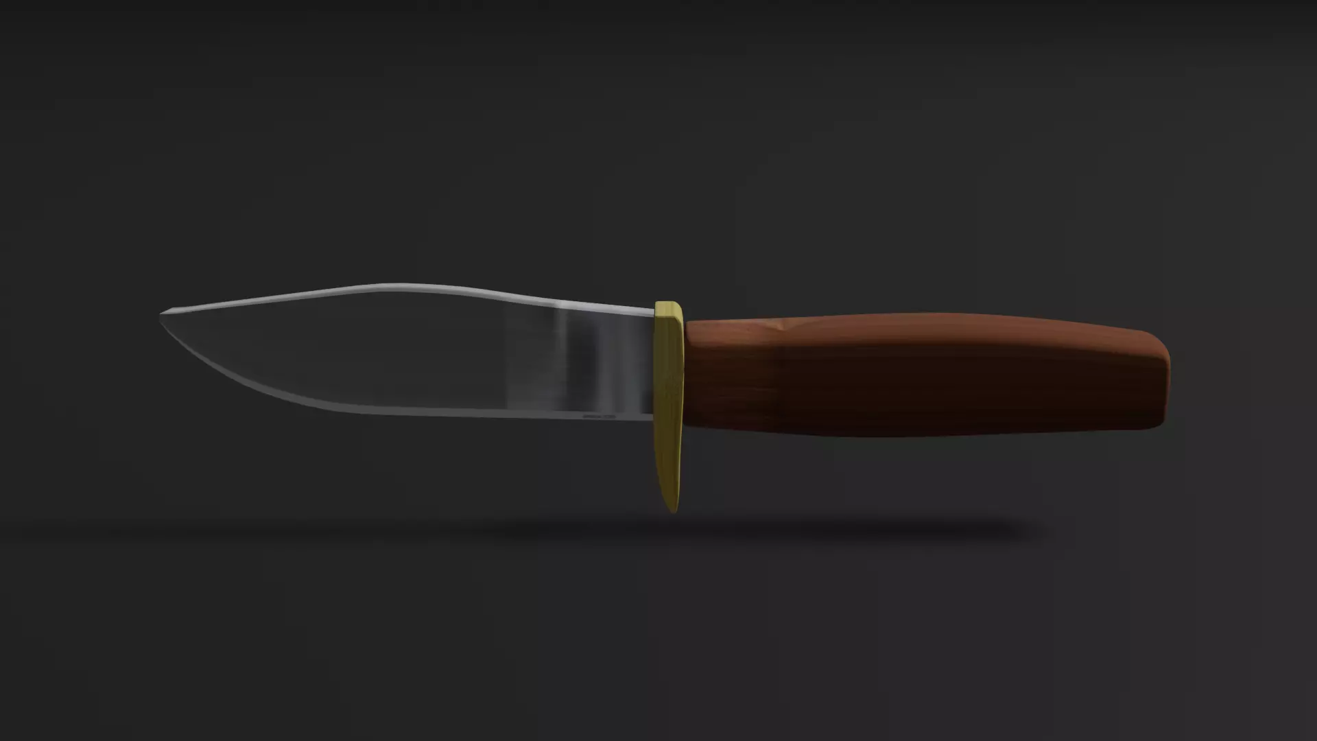 Combat Knife 3D model_0