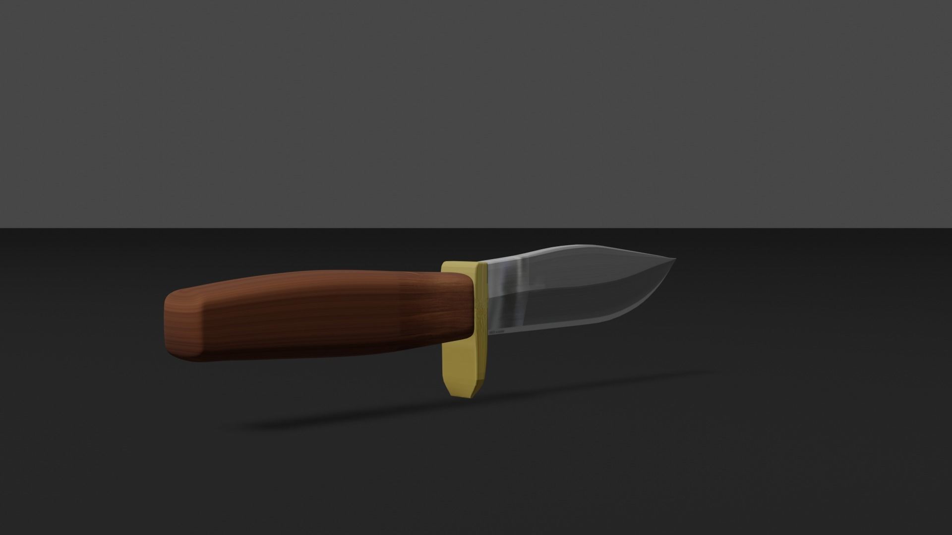 Combat Knife 3D model_1