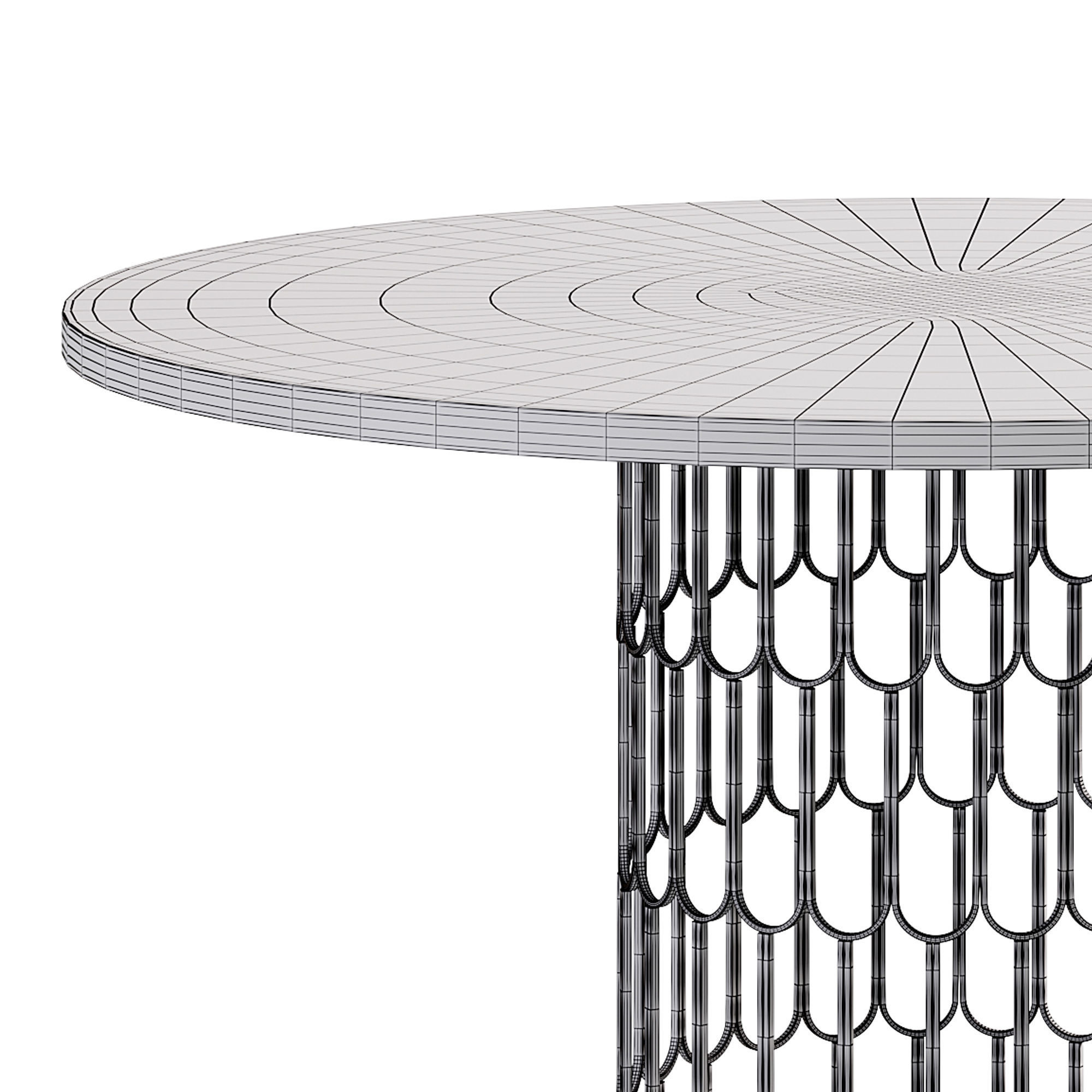 BUDA DINING TABLE by Laskasas 3D model_6