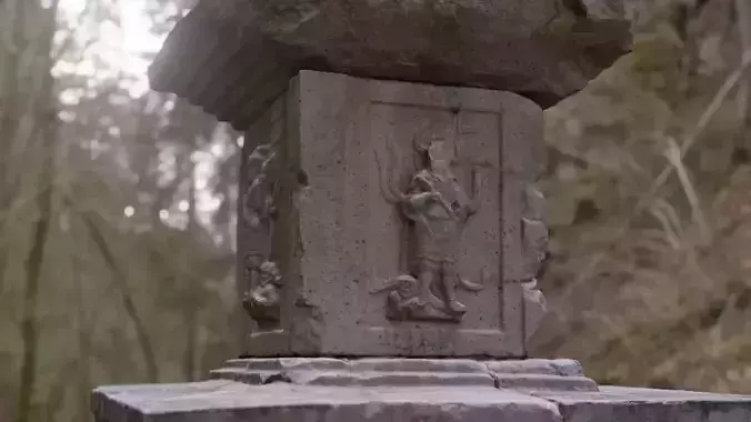 Three-story West Stone Pagoda at Wonwonsa Temple Site