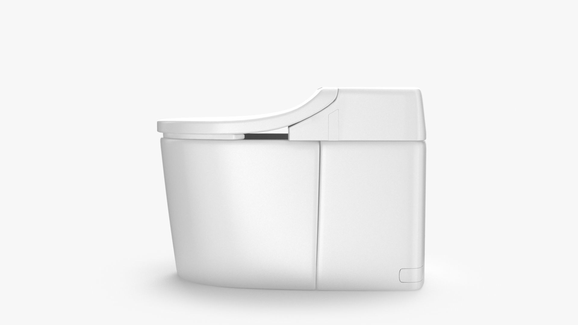 Toilet samsung smart Low-poly 3D model_6