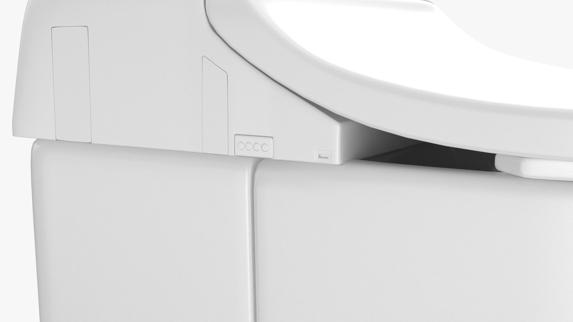 Toilet samsung smart Low-poly 3D model_4