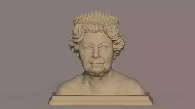 queen elIzabeth  bust