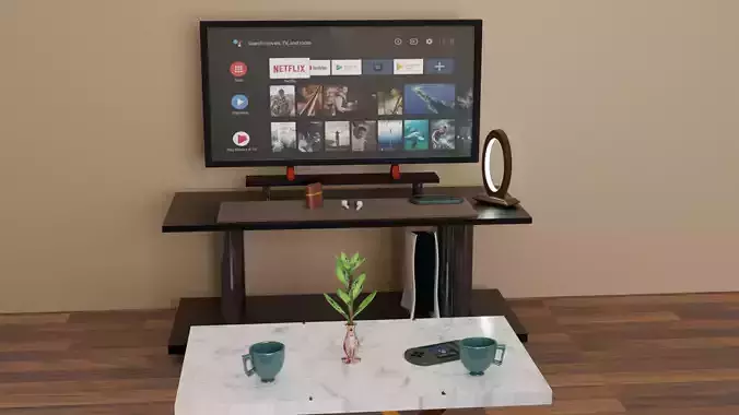 3D luxury Living Room Modeling 3D model