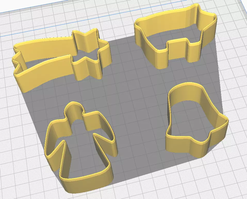 Christmas Cookie Cutters 3D print model_0