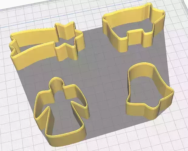 Christmas Cookie Cutters 3D print model