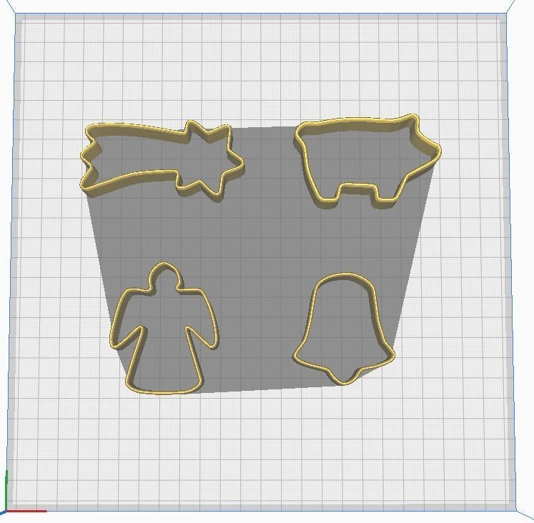 Christmas Cookie Cutters 3D print model_2