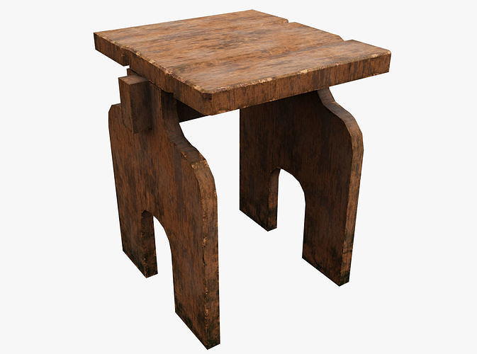 Medieval Rustic Low-poly 3D model