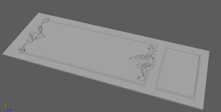 door for cnc 3D model_2