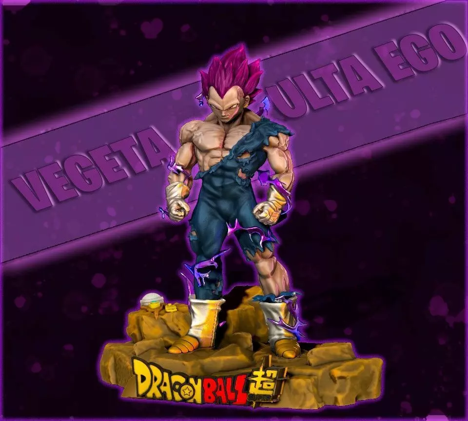 VEGETA ULTRA EGO 3D print model_0