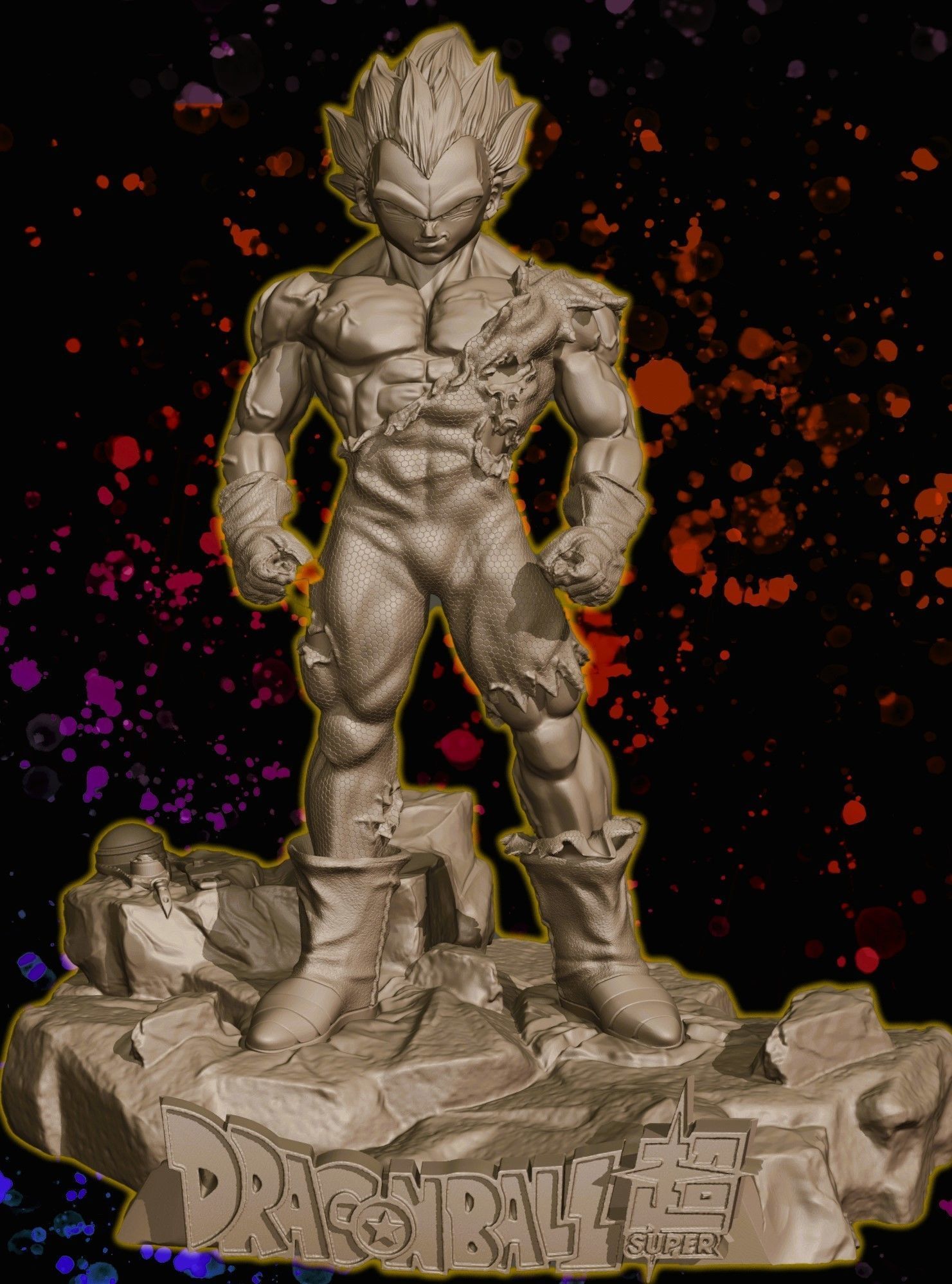 VEGETA ULTRA EGO 3D print model_13