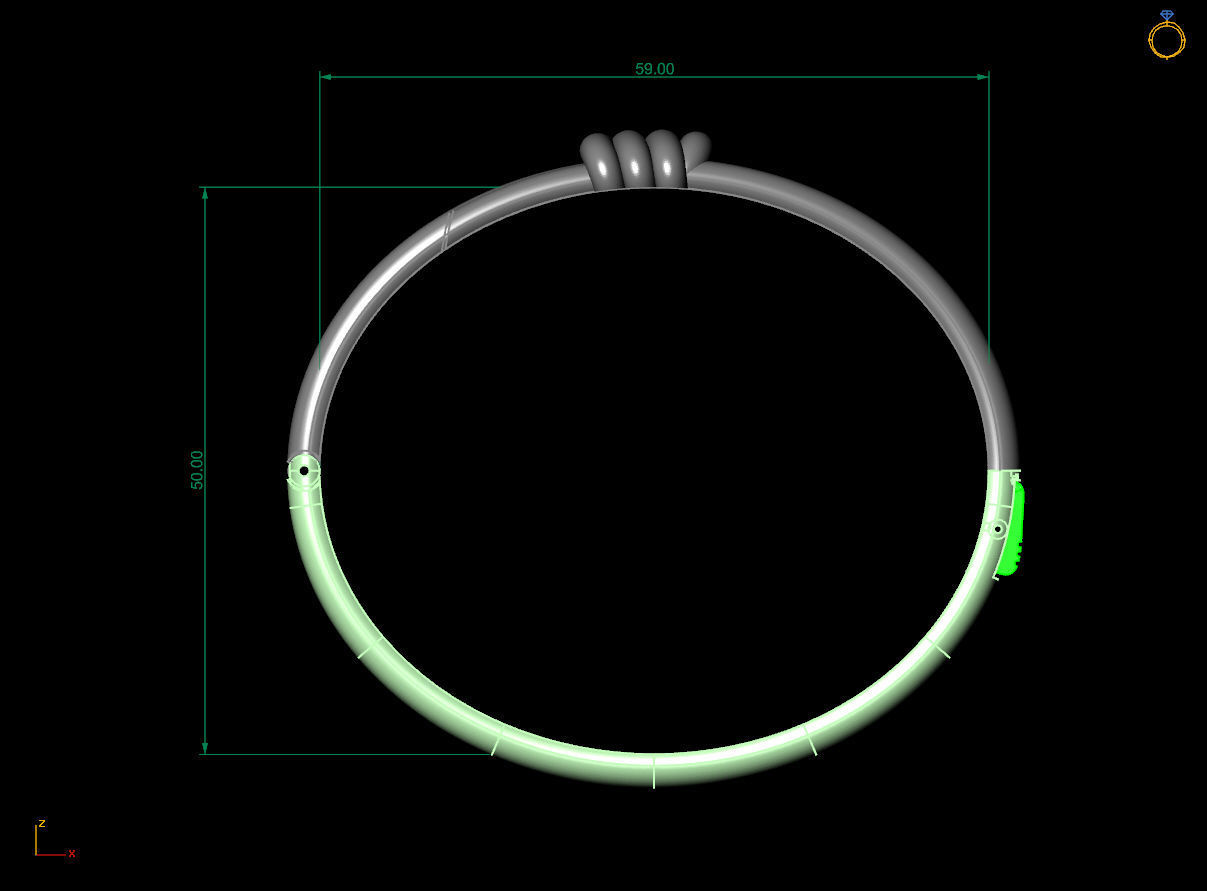 Tried Fusion Clamp Direct Pourable 3D print model_3