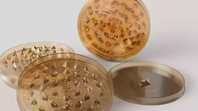 Grinder bitcoin 3D model