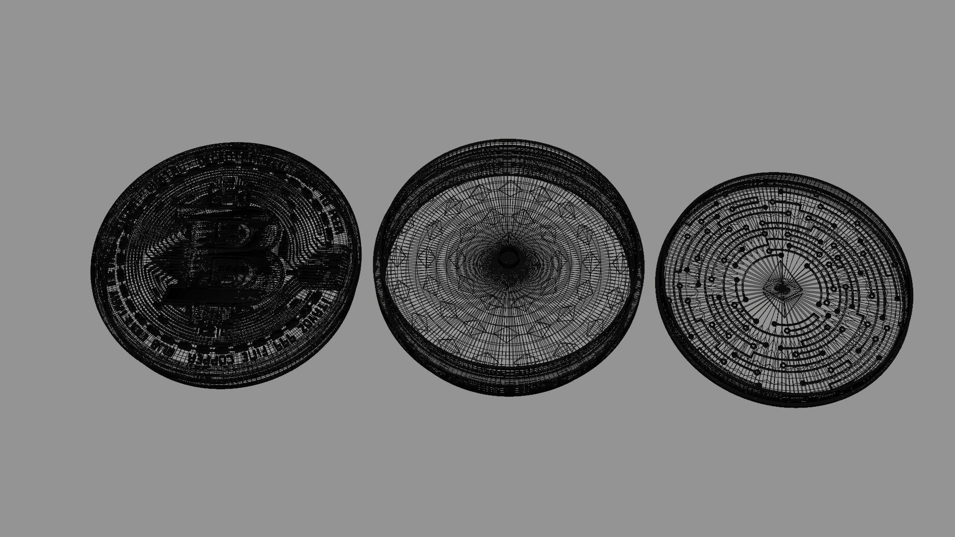 Grinder bitcoin 3D model_13