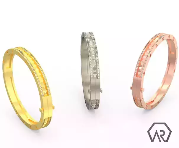 BVLGARI Bracelet 3D print model D01 3D print model