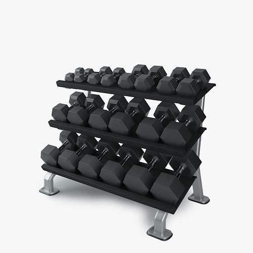Hampton 3T-FLT Flat Tray rack 3D model