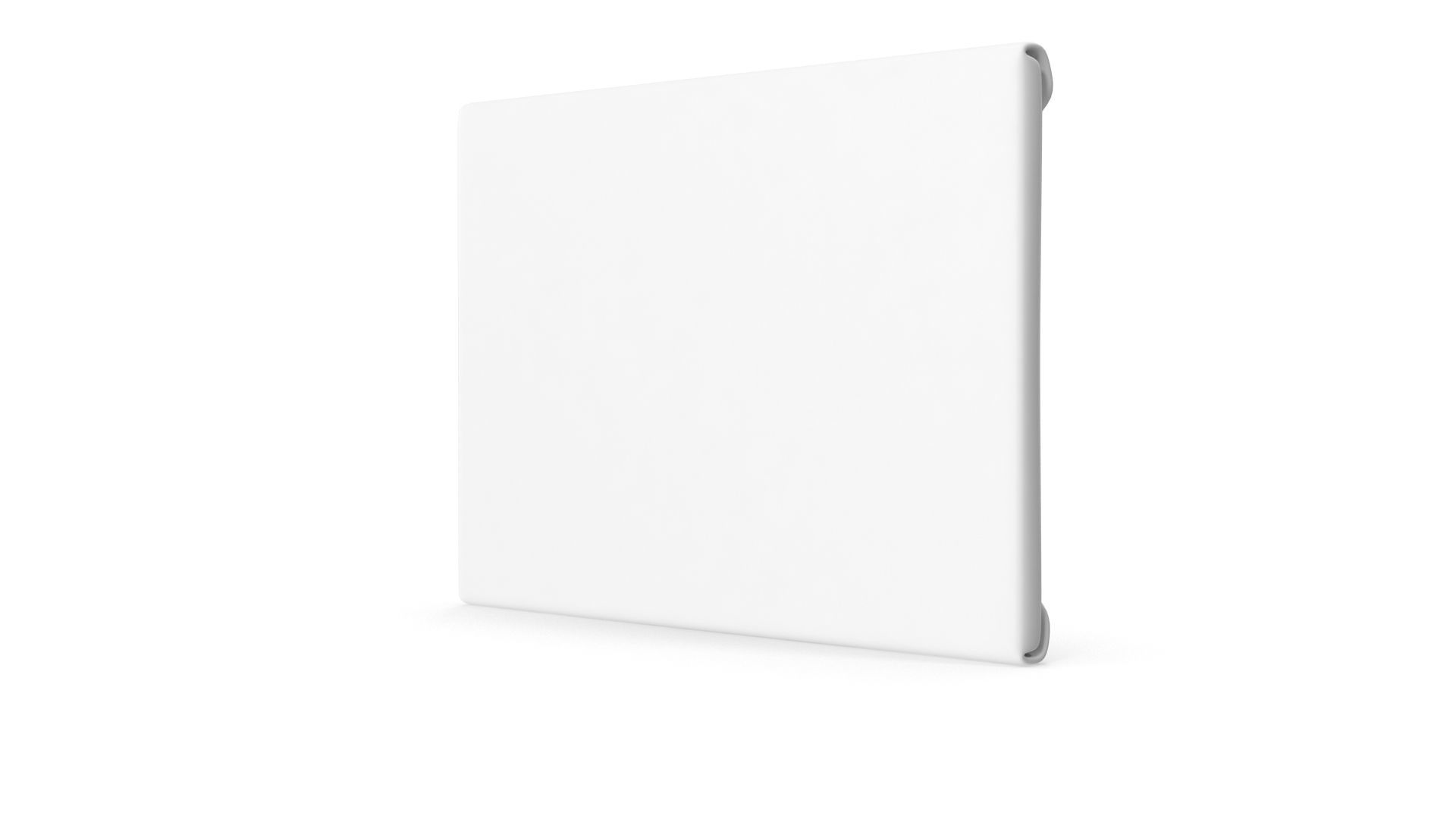 White Envelope - Closed Low-poly 3D model_5