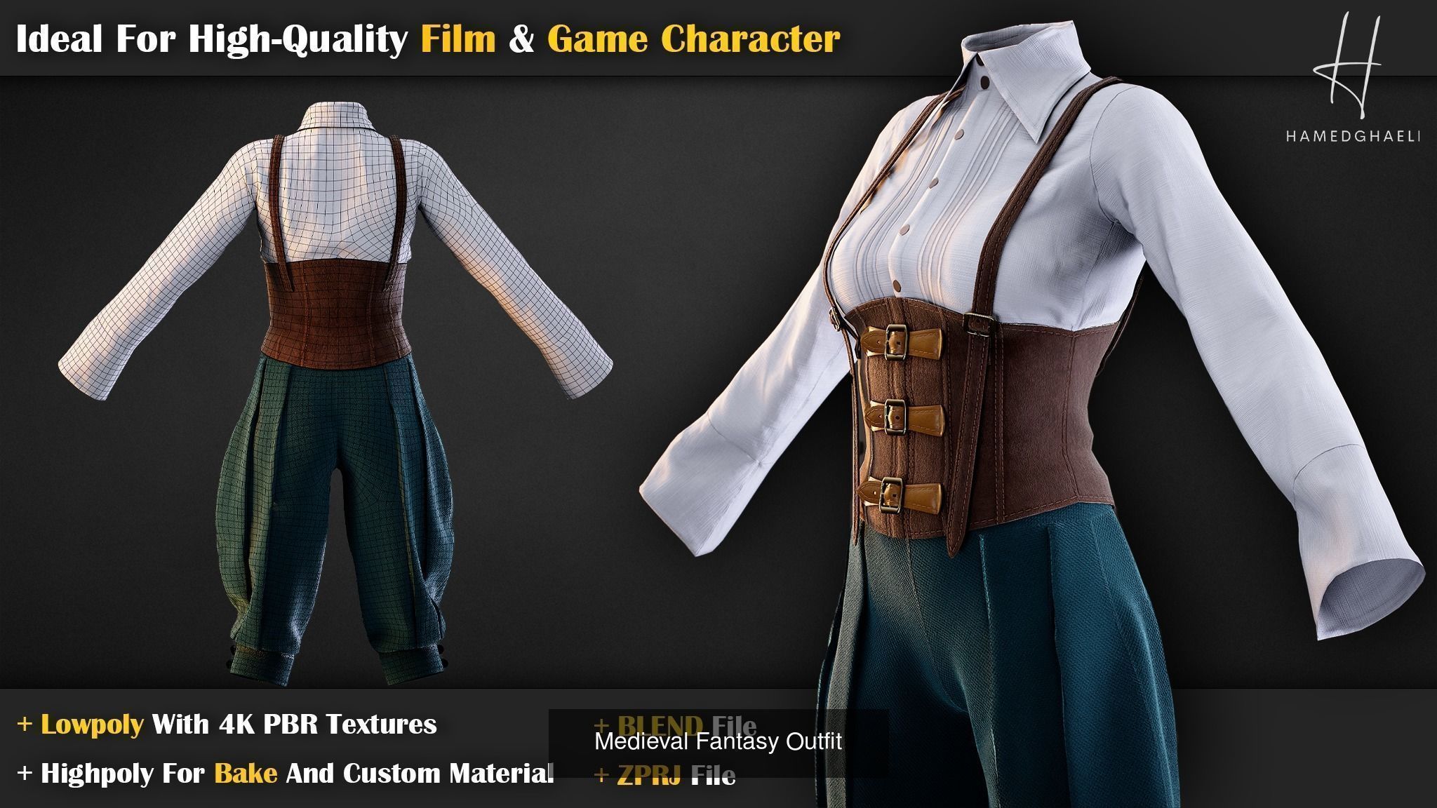Low Poly Clothes Pack 50 Percent Off 3D Model Collection_6