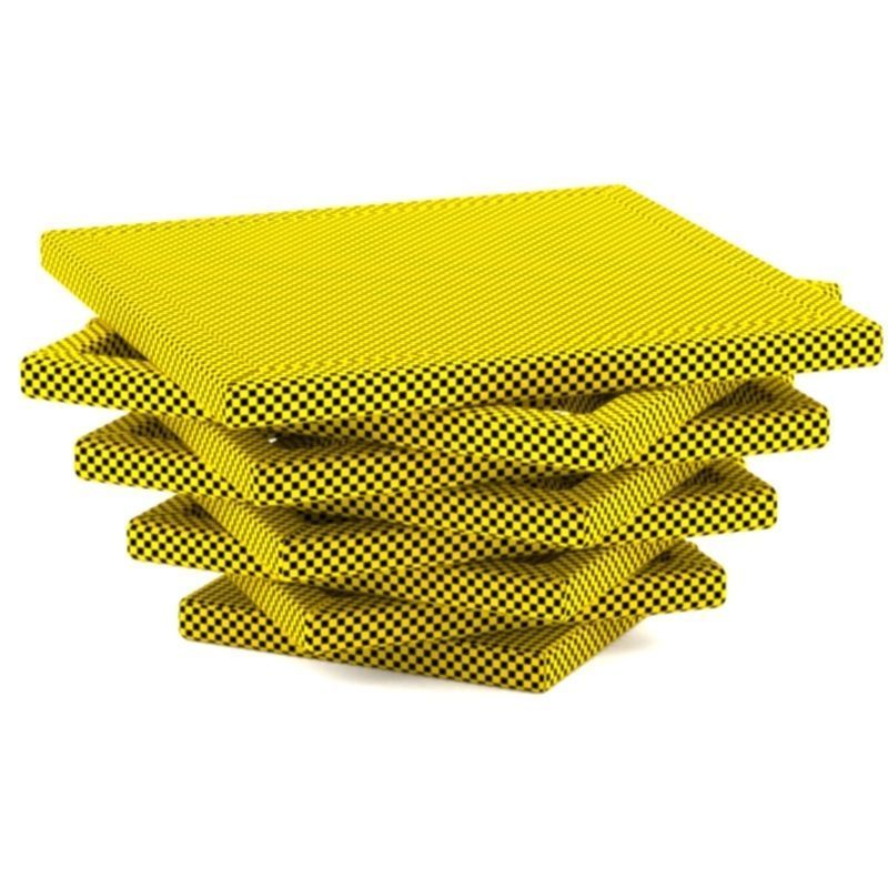 wooden coffee table  Low-poly 3D model_7