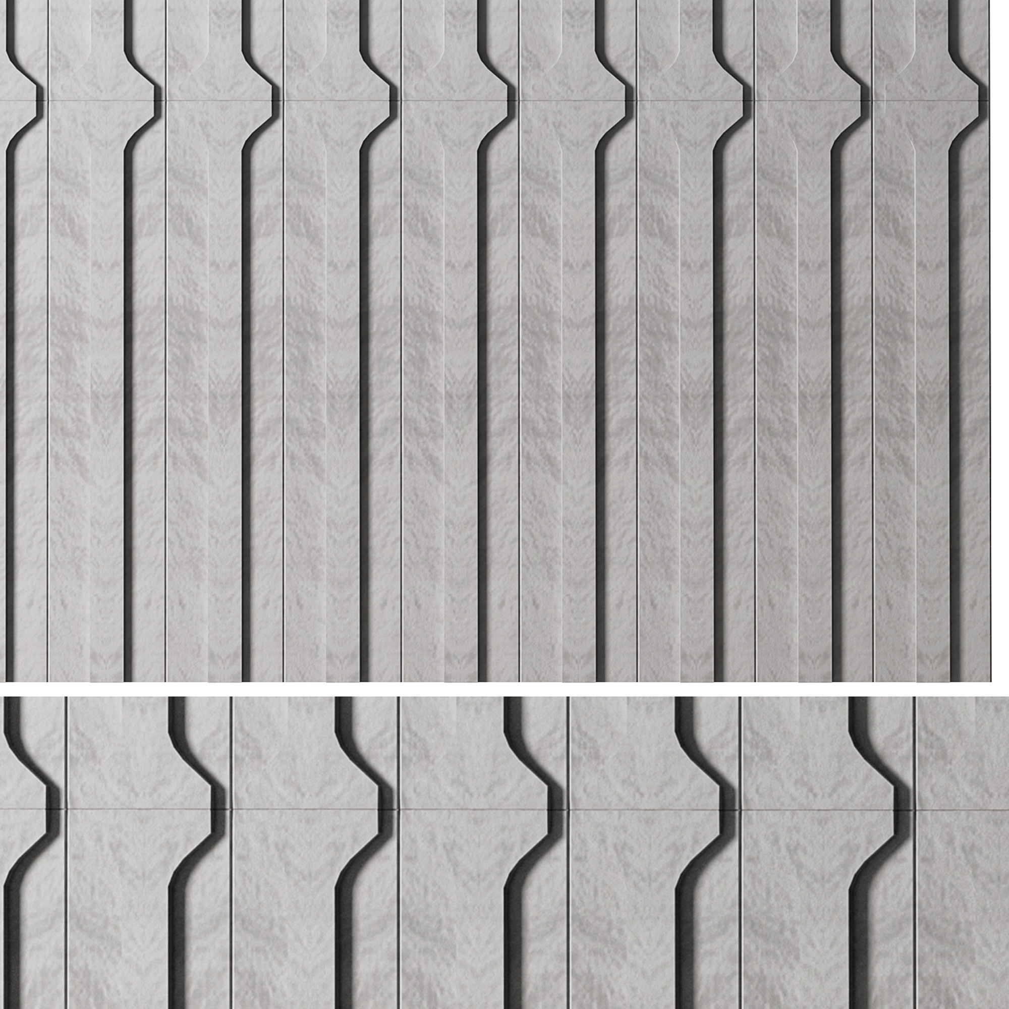 Panel slatted wall panels 3D model_3