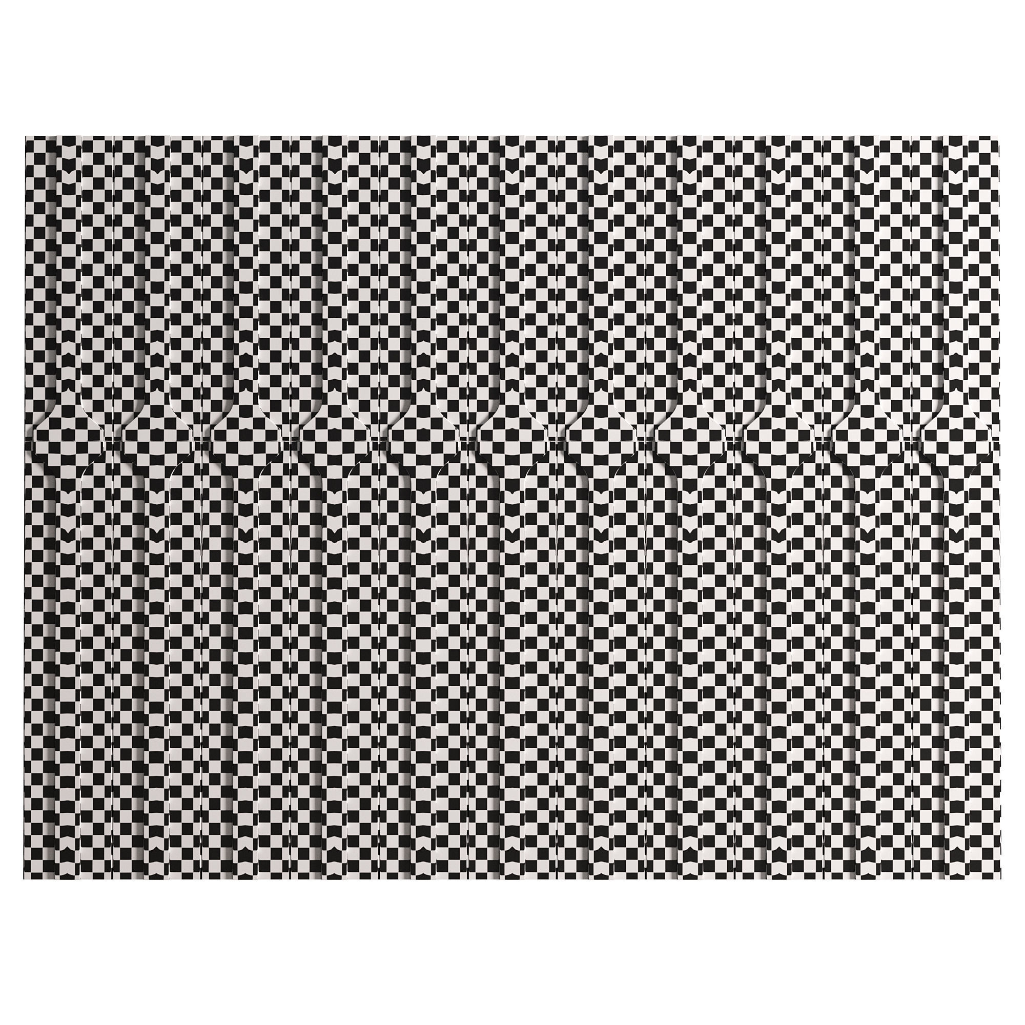 Panel slatted wall panels 3D model_7