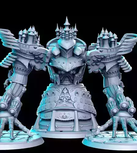 Alexander Final Fantasy 32mm Pre-supported 3D print model