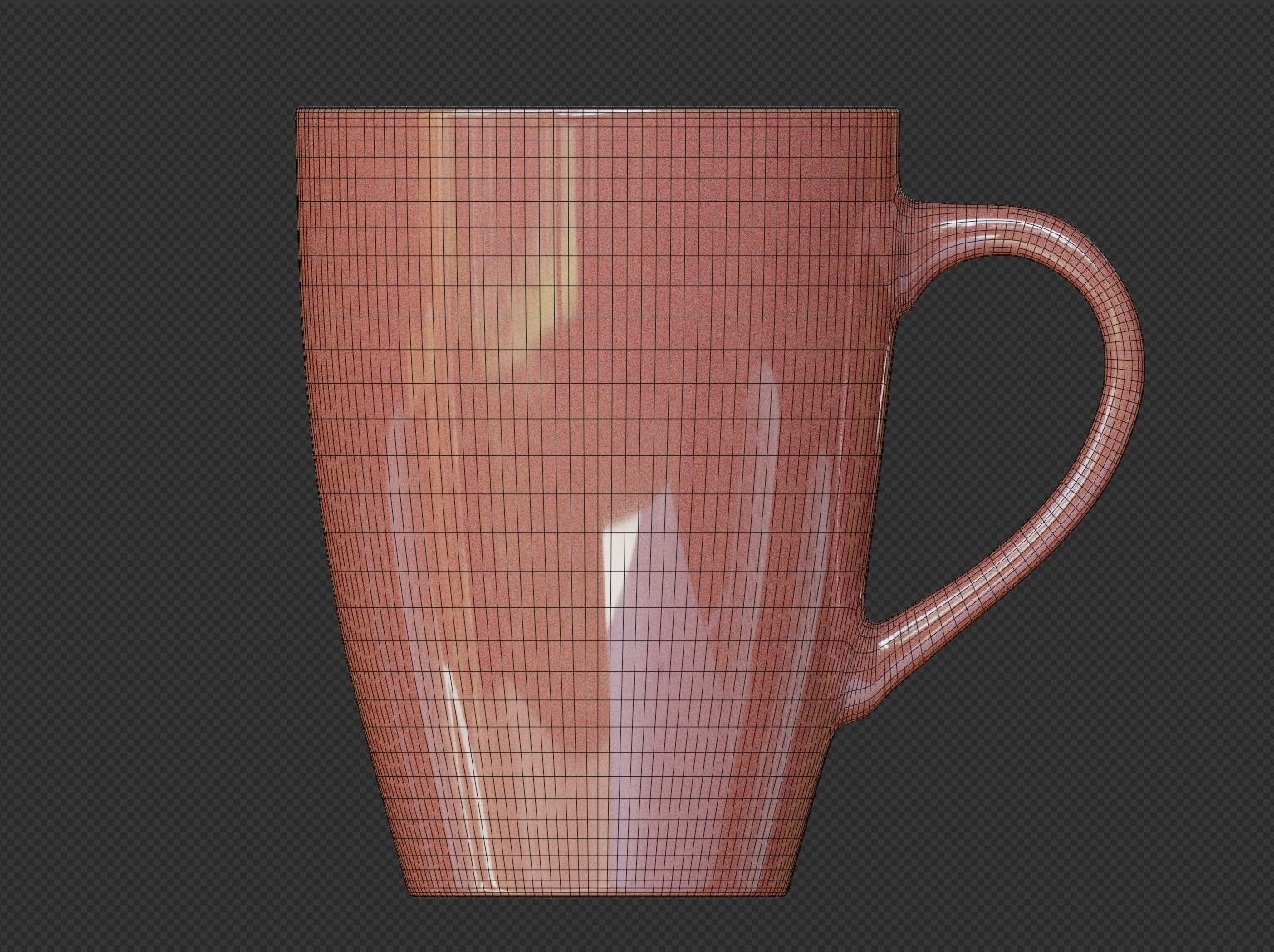 Glazed Ceramic Coffee Mug 3D print model_8