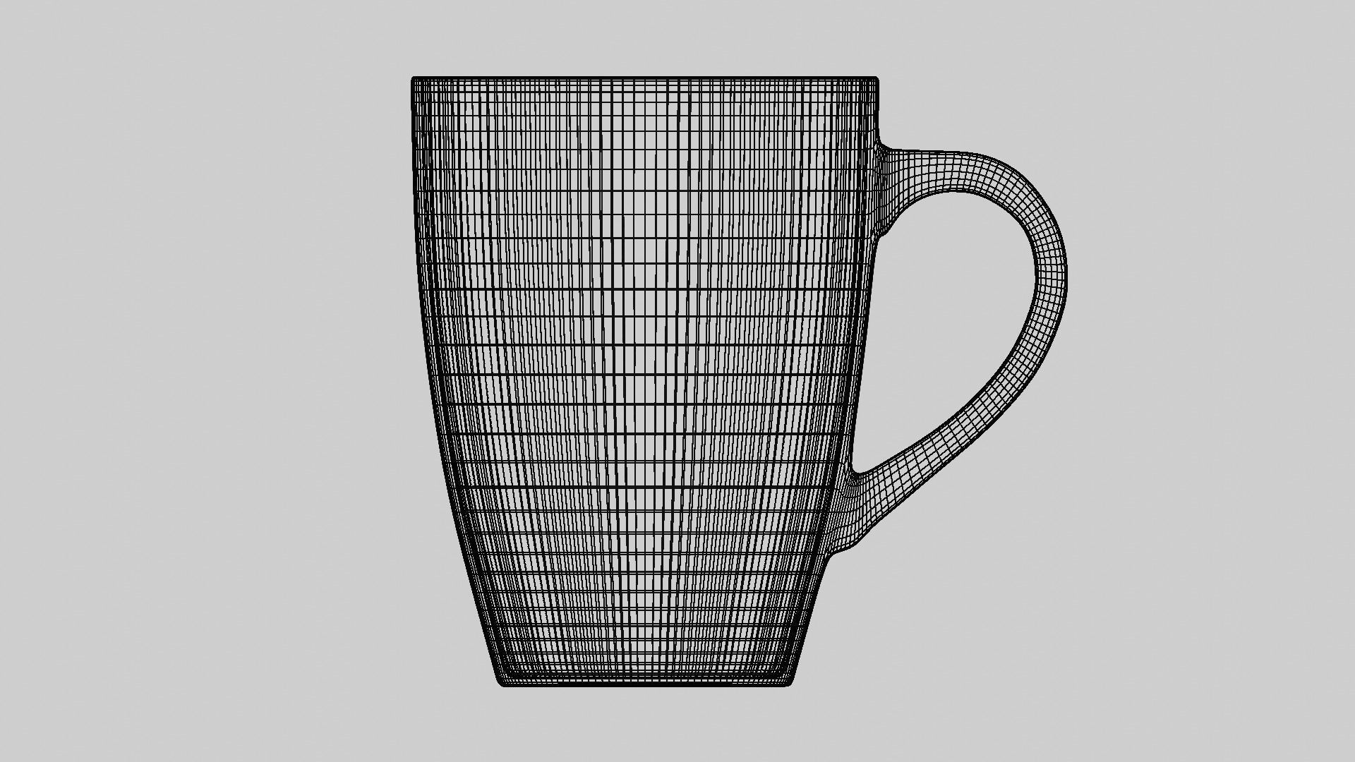 Glazed Ceramic Coffee Mug 3D print model_6