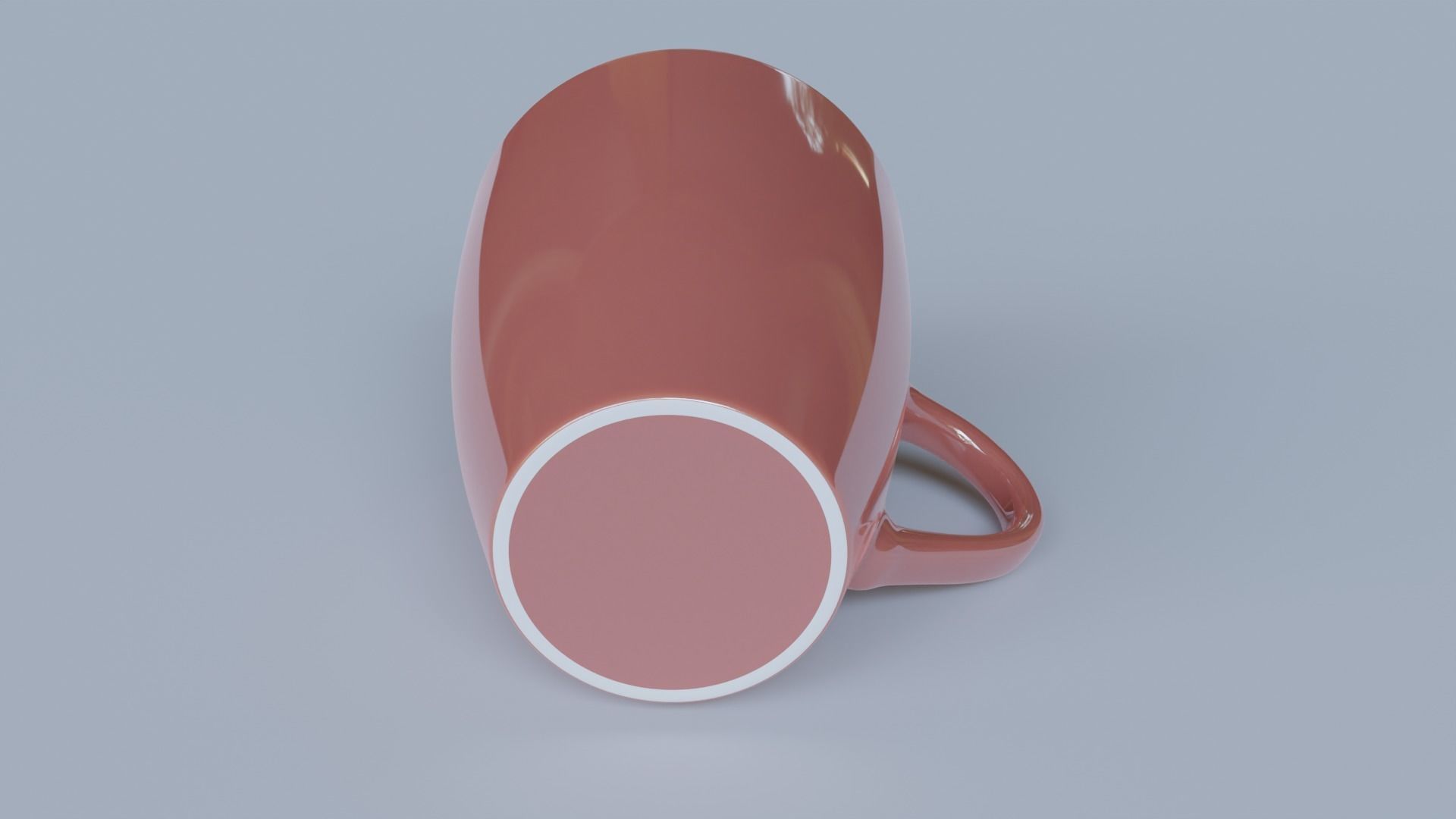 Glazed Ceramic Coffee Mug 3D print model_5