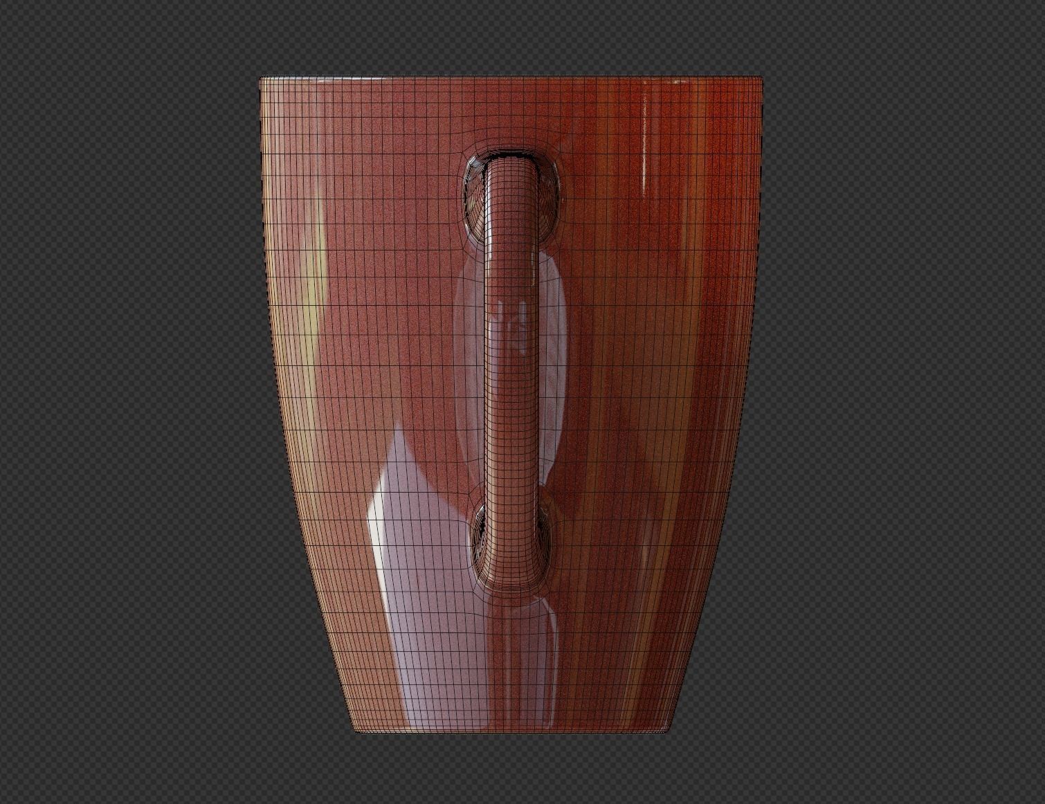 Glazed Ceramic Coffee Mug 3D print model_9