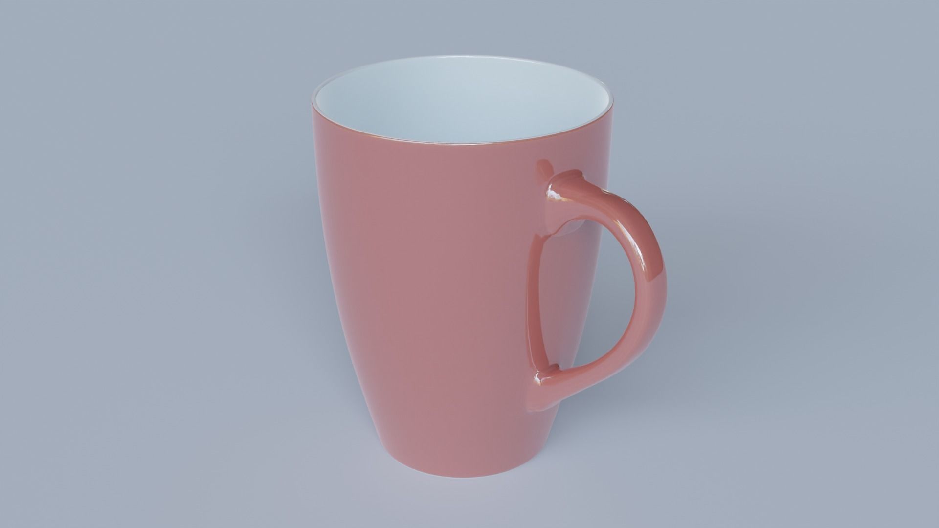 Glazed Ceramic Coffee Mug 3D print model_1