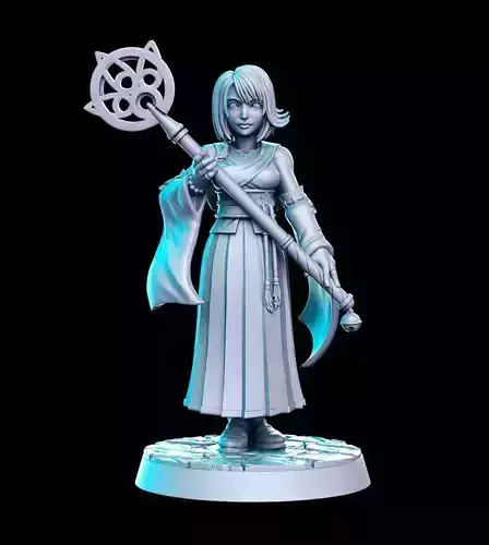 Yuna Final Fantasy 32mm Pre-supported