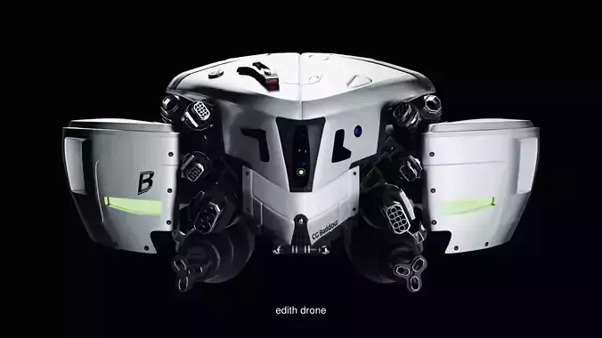 edith drone  3D Model Collection