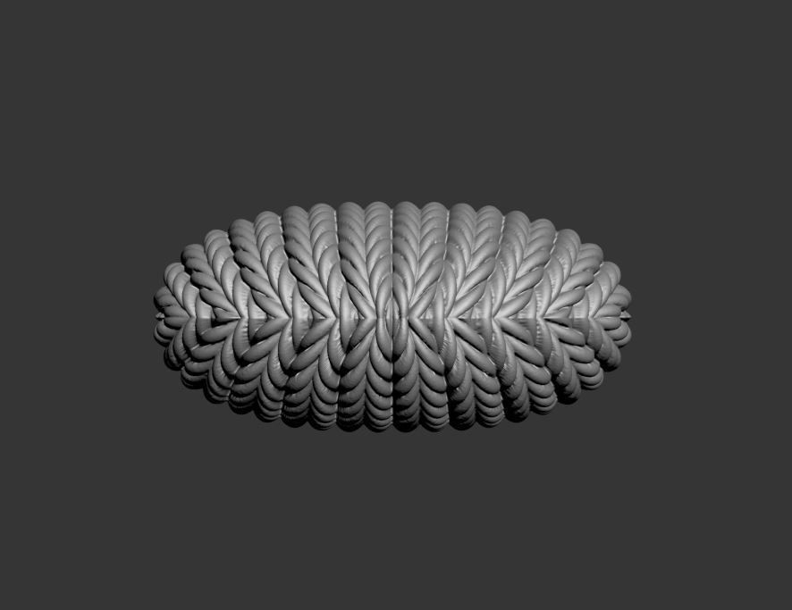 Knitted Heart 3D print model_7