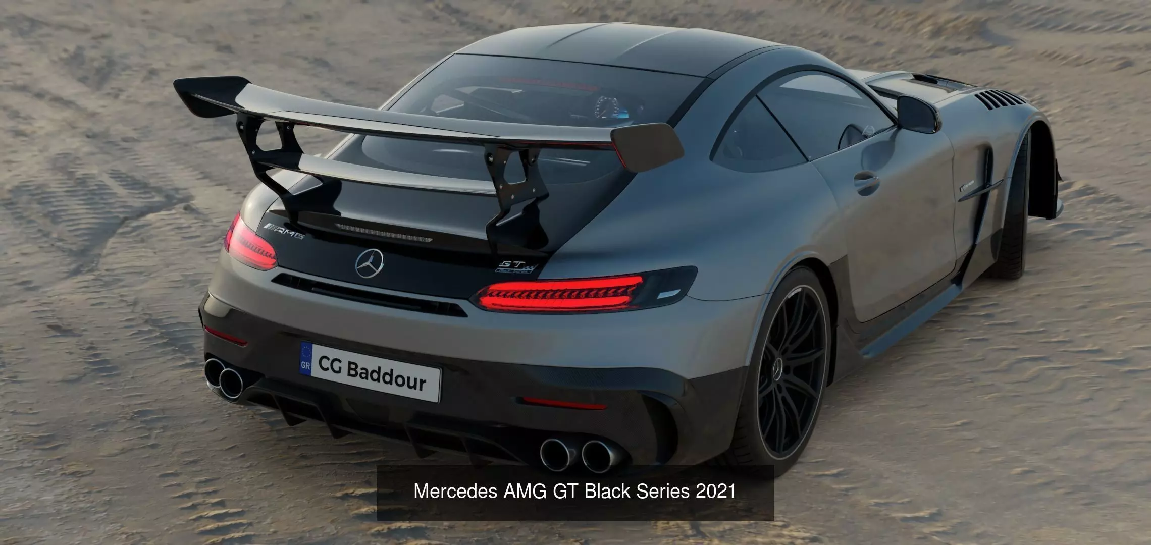 dodge-Mercedes-tunnel mercedes amg sports car in desert 3D Model Collection_0