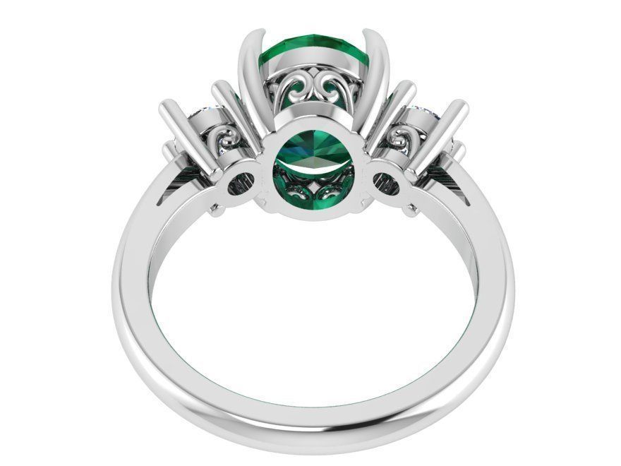 Cushion Braided Ring 1788 3D print model 3D print model_3