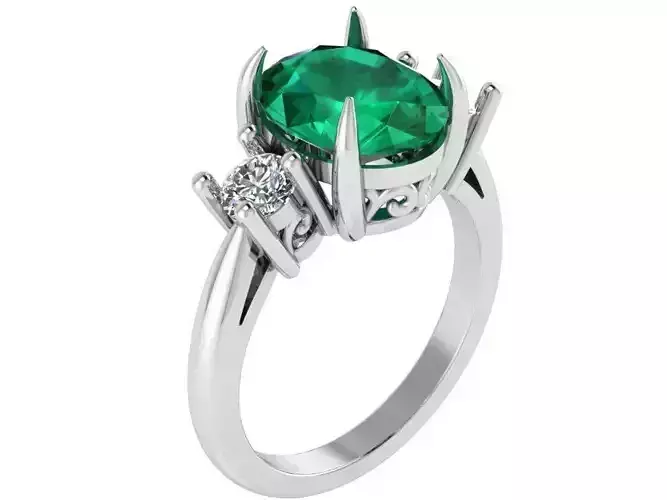 Cushion Braided Ring 1788  3D print model