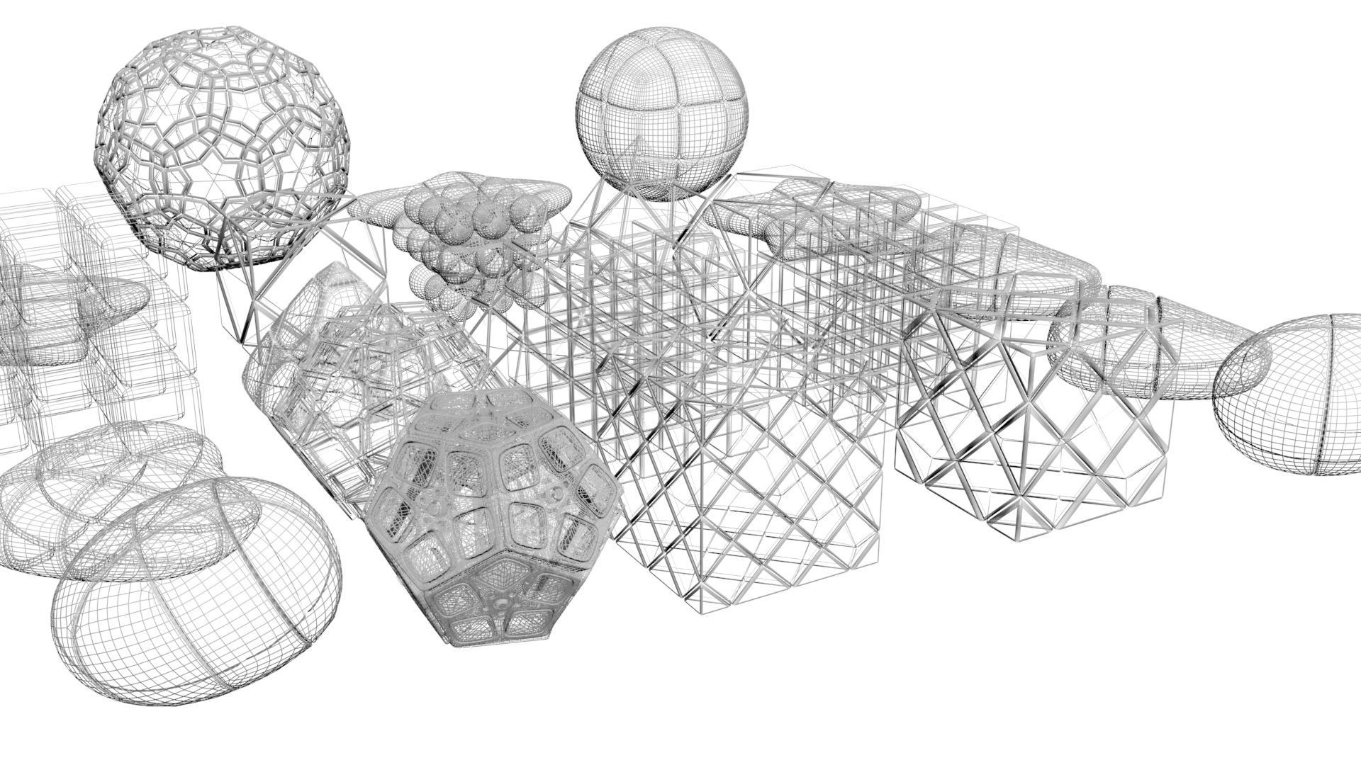 Different Type of Rubiks Cube Collection 3D model_19