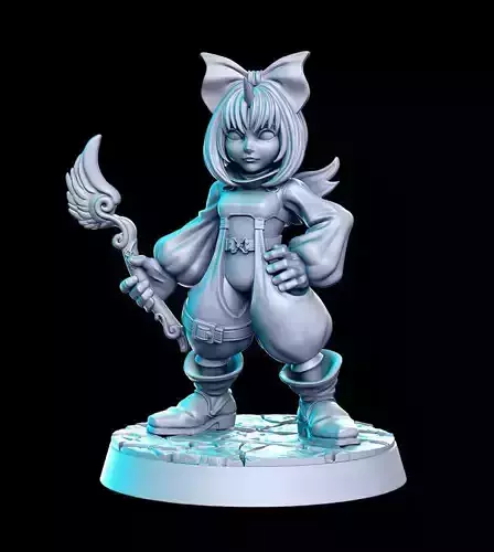 Eiko Carol Final Fantasy 32mm Pre-supported 3D print model