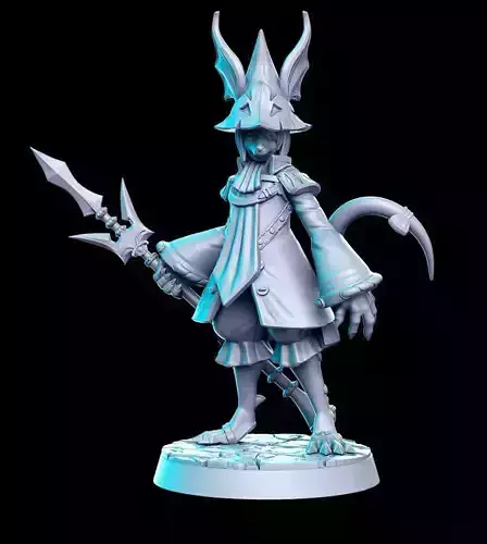 Freya Crescent Final Fantasy 32mm Pre-supported 3D print model