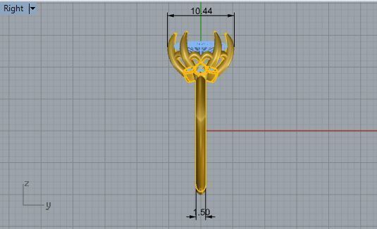 Butterfly Diamond 1792 3D print model 3D print model_6