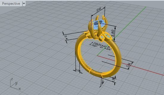 Butterfly Diamond 1792 3D print model 3D print model_7