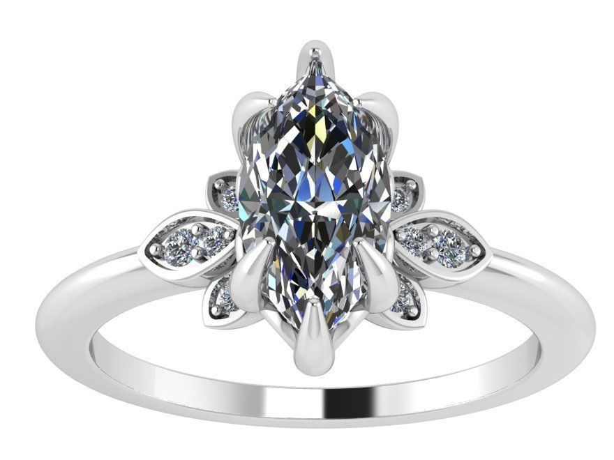 Butterfly Diamond 1792 3D print model 3D print model_2