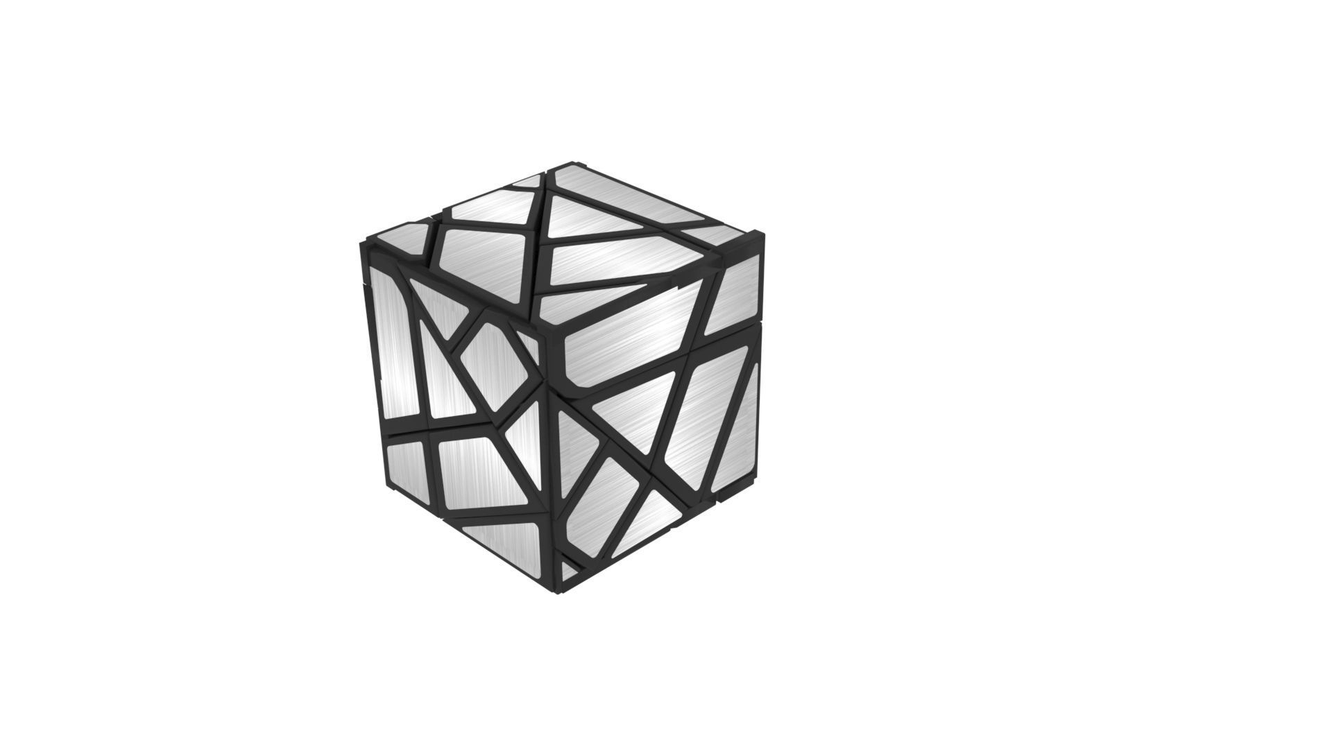 Different Type of Rubiks Cube Set 3D model_10