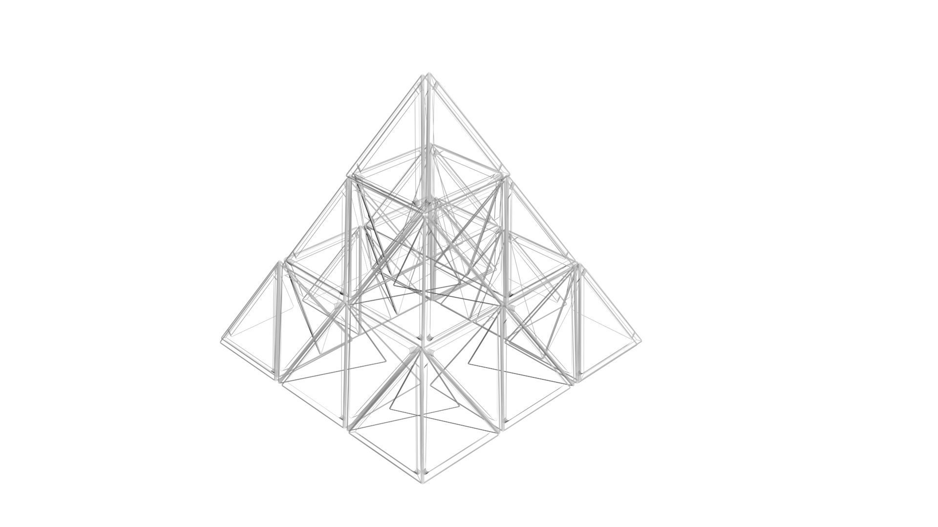 Different Type of Rubiks Cube Set 3D model_20