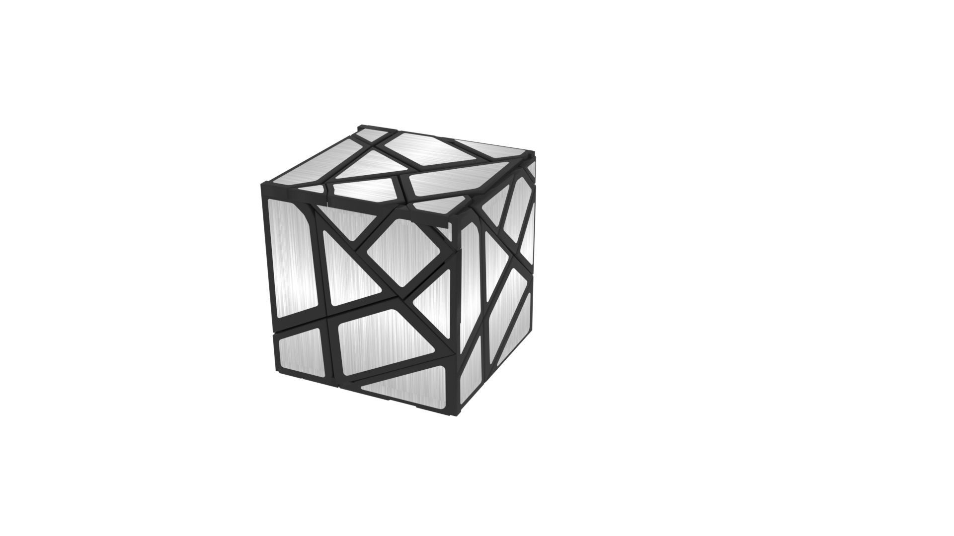 Different Type of Rubiks Cube Set 3D model_11