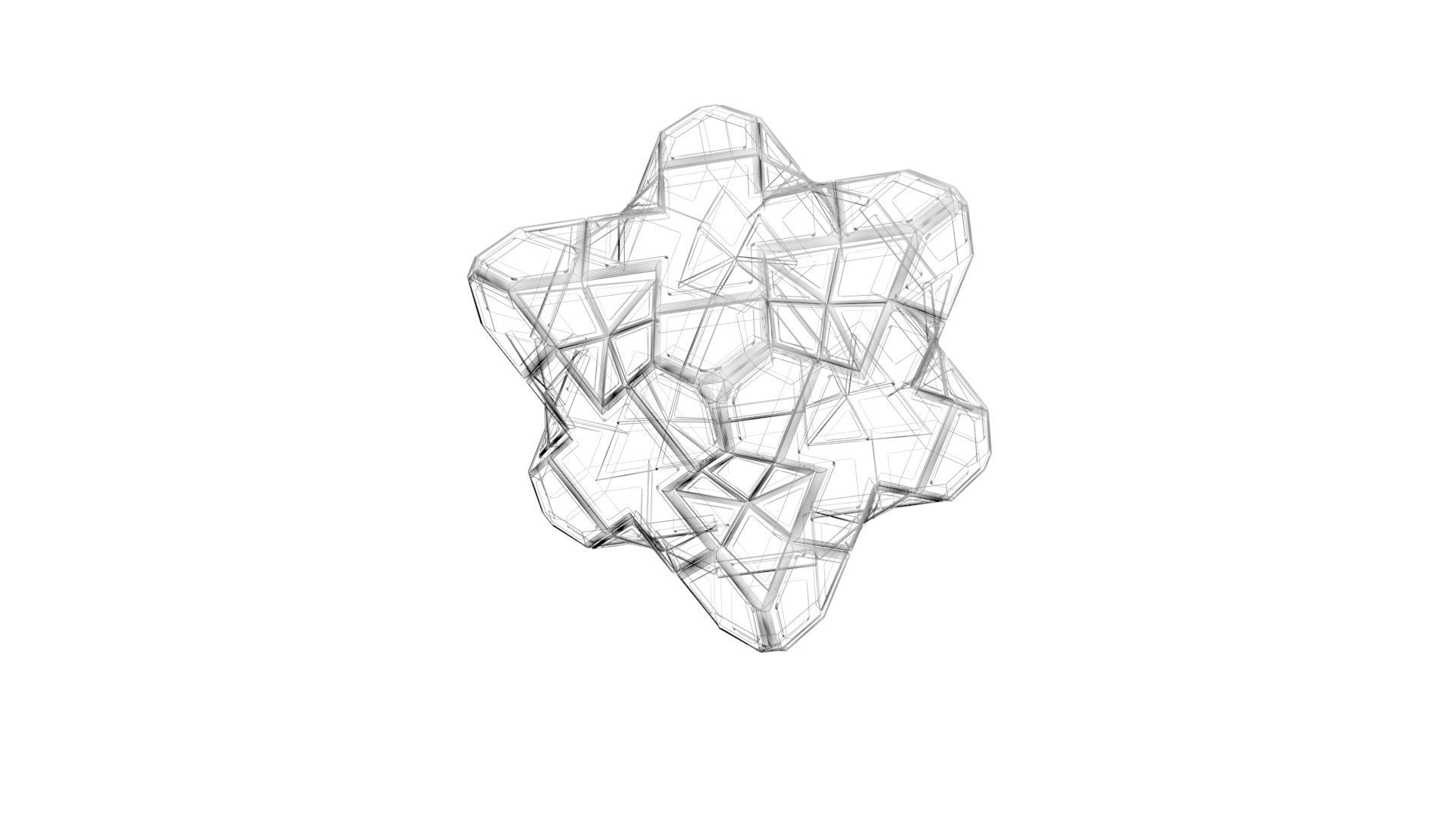 Different Type of Rubiks Cube Set 3D model_17